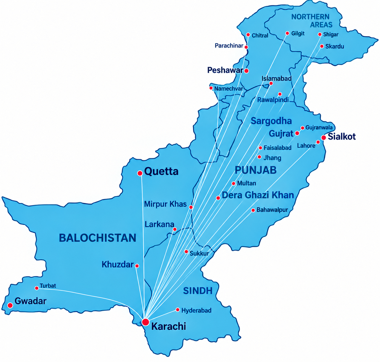 Indus TradeSphere Location Map